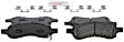 2012 Chevrolet Colorado - Front Semi-metallic Brake Pad Set, 2.9L 4Cyl, Blue Series