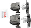 BE1170 Rear Semi-metallic Brake Pad Set