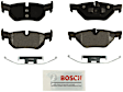 2008 BMW 323i - Rear Semi-metallic Brake Pad Set, 2.5L 6Cyl, Blue Series