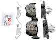 2008 BMW 323i - Rear Semi-metallic Brake Pad Set, 2.5L 6Cyl, Blue Series