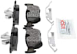 2008 BMW 323i - Rear Semi-metallic Brake Pad Set, 2.5L 6Cyl, Blue Series