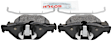 2008 BMW 323i - Rear Semi-metallic Brake Pad Set, 2.5L 6Cyl, Blue Series