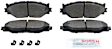 BE1178 Front Blue Series Ceramic Brake Pad Set