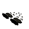 BE1178H Front Euroline Series Ceramic Brake Pad Set