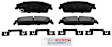 BE1194H Rear Blue Series Ceramic Brake Pad Set