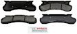 BE120 Front Blue Series Semi-metallic Brake Pad Set