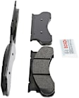 BE120 Front Blue Series Semi-metallic Brake Pad Set