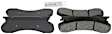 BE120 Front Blue Series Semi-metallic Brake Pad Set