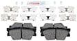 BE1212H Rear Blue Series Ceramic Brake Pad Set
