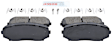 BE1258H Front Blue Series Ceramic Brake Pad Set