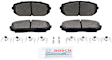 BE1258H Front Blue Series Ceramic Brake Pad Set
