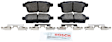 2009 Ford Edge - Rear Ceramic Brake Pad Set, 3.5L 6Cyl, Blue Series