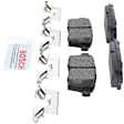 2009 Ford Edge - Rear Ceramic Brake Pad Set, 3.5L 6Cyl, Blue Series