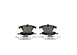 BE1260AH Front Euroline Series Semi-metallic Brake Pad Set