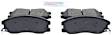 BE1264 Front Blue Series Ceramic Brake Pad Set