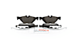 BE1267H Rear Euroline Series Semi-metallic Brake Pad Set