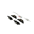 BE1267H Rear Euroline Series Semi-metallic Brake Pad Set