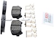 BE1281H Rear Blue Series Ceramic Brake Pad Set