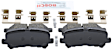 BE1281H Rear Blue Series Ceramic Brake Pad Set