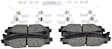 BE1293H Front Blue Series Ceramic Brake Pad Set