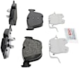 2018 BMW X4 - Front Semi-metallic Brake Pad Set, Euroline Series