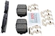 BE1296H Rear Blue Series Ceramic Brake Pad Set