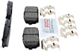 BE1296H Rear Blue Series Ceramic Brake Pad Set