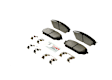 2009 Hyundai Veracruz - Front Ceramic Brake Pad Set, 3.8L 6Cyl, Blue Series
