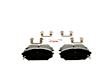 2009 Hyundai Veracruz - Front Ceramic Brake Pad Set, 3.8L 6Cyl, Blue Series