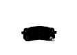 BE1302H Rear Blue Series Ceramic Brake Pad Set