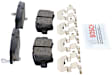 BE1313H Rear Blue Series Ceramic Brake Pad Set