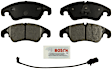 2014 Audi A4 allroad - Front Semi-metallic Brake Pad Set, 2.0L 4Cyl, Blue Series