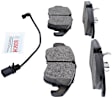 2014 Audi A4 allroad - Front Semi-metallic Brake Pad Set, 2.0L 4Cyl, Blue Series