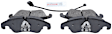 2014 Audi A4 allroad - Front Semi-metallic Brake Pad Set, 2.0L 4Cyl, Blue Series
