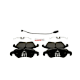 BE1322H Front Blue Series Semi-metallic Brake Pad Set