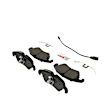 BE1322H Front Blue Series Semi-metallic Brake Pad Set