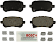2012 Volkswagen Routan - Rear Ceramic Brake Pad Set, 3.6L 6Cyl, Euroline Series