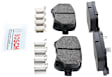 2012 Volkswagen Routan - Rear Ceramic Brake Pad Set, 3.6L 6Cyl, Euroline Series