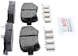 2012 Volkswagen Routan - Rear Ceramic Brake Pad Set, 3.6L 6Cyl, Euroline Series