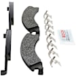 2009 Ford E-150 - Rear Semi-metallic Brake Pad Set, 5.4L 8Cyl, Blue Series