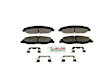 2013 Cadillac CTS - Front Ceramic Brake Pad Set, Standard Brakes, Blue Series