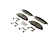 2013 Cadillac CTS - Front Ceramic Brake Pad Set, Standard Brakes, Blue Series
