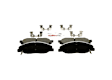 2013 Cadillac CTS - Front Ceramic Brake Pad Set, Standard Brakes, Blue Series
