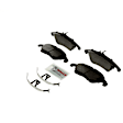 BE1342H Front Blue Series Semi-metallic Brake Pad Set