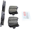 2011 Volkswagen CC - Rear Ceramic Brake Pad Set, 3.6L 6Cyl, Blue Series