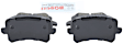 2011 Volkswagen CC - Rear Ceramic Brake Pad Set, 3.6L 6Cyl, Blue Series