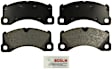 2011 Porsche Cayenne - Front Semi-metallic Brake Pad Set, 4.8L 8Cyl, Naturally Aspirated, Blue Series