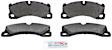 2011 Porsche Cayenne - Front Semi-metallic Brake Pad Set, 4.8L 8Cyl, Naturally Aspirated, Blue Series