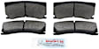 BE1356 Rear Blue Series Semi-metallic Brake Pad Set