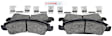 BE1363H Front Blue Series Semi-metallic Brake Pad Set